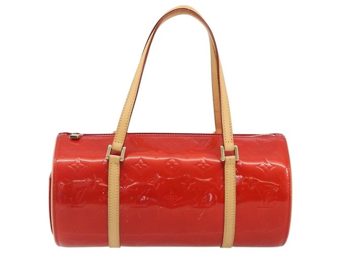 LOUIS VUITTON Borsa Monogram Vernis Bedford Rouge M91328 LV Auth 189592A Rosso - vista 13