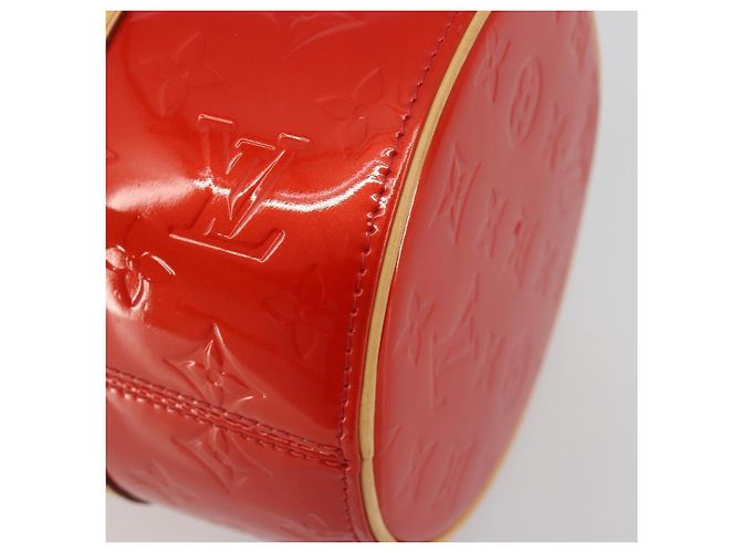LOUIS VUITTON Borsa Monogram Vernis Bedford Rouge M91328 LV Auth 189592A Rosso - vista 14