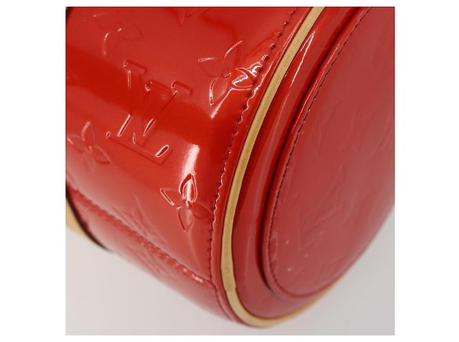 LOUIS VUITTON Borsa Monogram Vernis Bedford Rouge M91328 LV Auth 189592A Rosso - vista 16