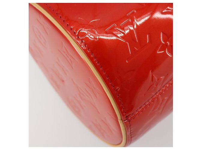 LOUIS VUITTON Borsa Monogram Vernis Bedford Rouge M91328 LV Auth 189592A Rosso - vista 17