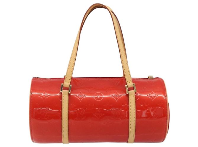 LOUIS VUITTON Borsa Monogram Vernis Bedford Rouge M91328 LV Auth 189592A Rosso - vista 2