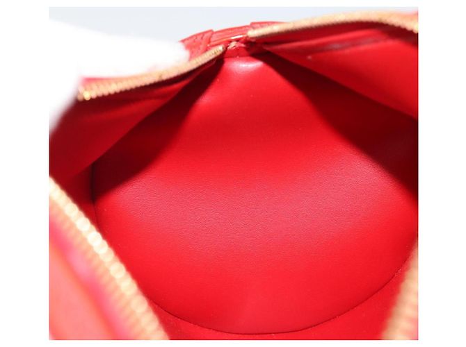 LOUIS VUITTON Borsa Monogram Vernis Bedford Rouge M91328 LV Auth 189592A Rosso - vista 20