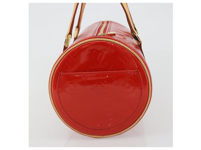 LOUIS VUITTON Borsa Monogram Vernis Bedford Rouge M91328 LV Auth 189592A Rosso - vista 4