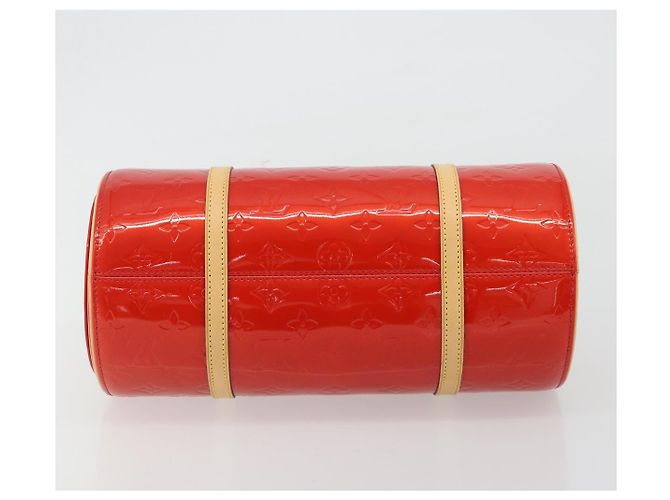 LOUIS VUITTON Borsa Monogram Vernis Bedford Rouge M91328 LV Auth 189592A Rosso - vista 5