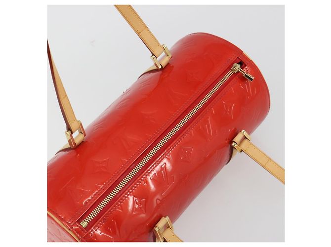 LOUIS VUITTON Borsa Monogram Vernis Bedford Rouge M91328 LV Auth 189592A Rosso - vista 6