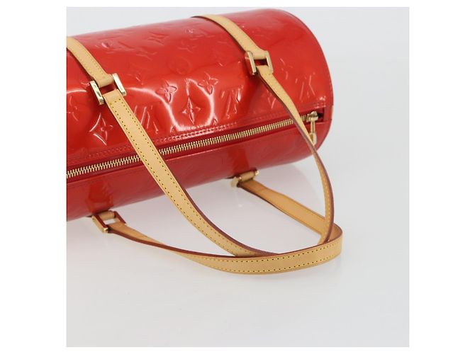 LOUIS VUITTON Borsa Monogram Vernis Bedford Rouge M91328 LV Auth 189592A Rosso - vista 7