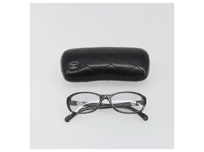Gafas de sol CHANEL de plástico Marrón CC Auth bs35741 Castaño - vista 12