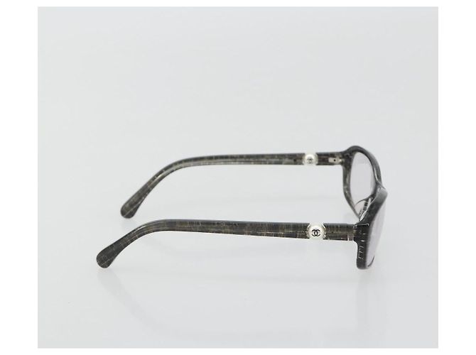 Gafas de sol CHANEL de plástico Marrón CC Auth bs35741 Castaño - vista 4