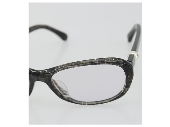 Gafas de sol CHANEL de plástico Marrón CC Auth bs35741 Castaño - vista 6