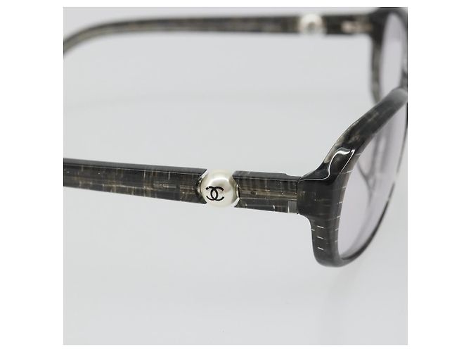 Gafas de sol CHANEL de plástico Marrón CC Auth bs35741 Castaño - vista 7