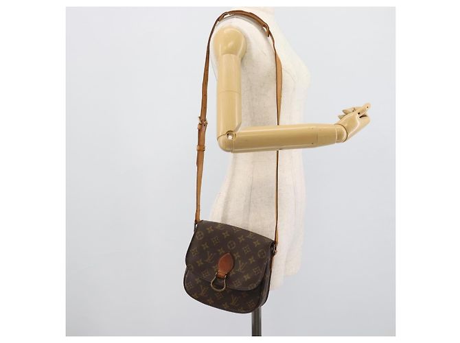 LOUIS VUITTON Borsa a Spalla Monogram Saint Cloud MM M51243 LV Auth ep14999 Monogramma - vista 26