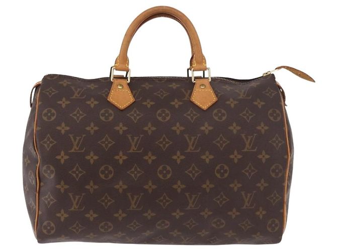 LOUIS VUITTON Bolsa Monogram Speedy 35 M41524 LV Auth BA13690V Monograma - vista 13