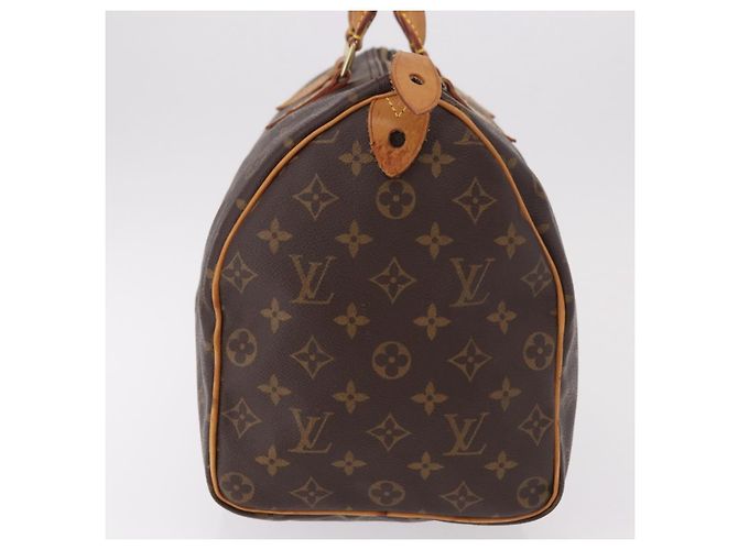 LOUIS VUITTON Bolsa Monogram Speedy 35 M41524 LV Auth BA13690V Monograma - vista 3