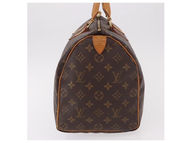 LOUIS VUITTON Bolsa Monogram Speedy 35 M41524 LV Auth BA13690V Monograma - vista 4