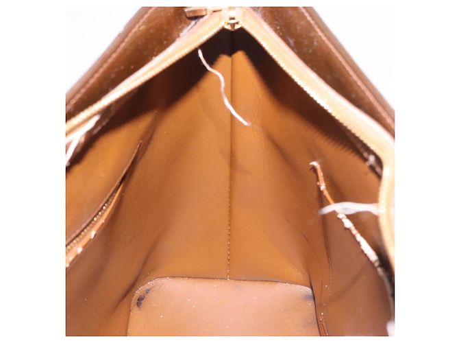 LOUIS VUITTON Borsa Monogram Vernis Houston Bronze M91122 LV Auth bs35800 Bronzo - vista 20