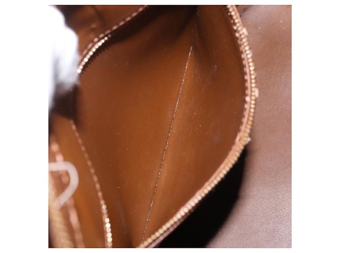 LOUIS VUITTON Borsa Monogram Vernis Houston Bronze M91122 LV Auth bs35800 Bronzo - vista 23