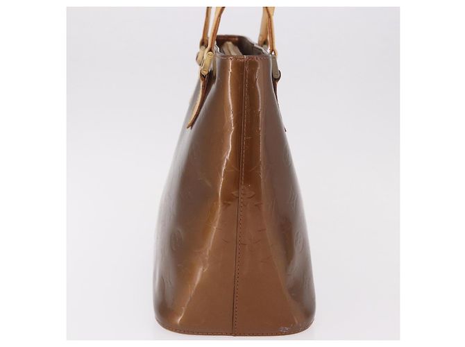 LOUIS VUITTON Borsa Monogram Vernis Houston Bronze M91122 LV Auth bs35800 Bronzo - vista 4