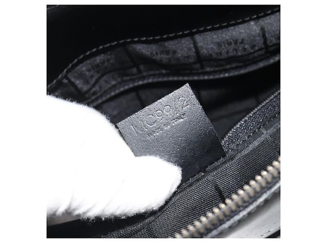 Céline Borsa a Spalla CELINE in Pelle Nera Argento Auth ep15031 Nero - vista 12