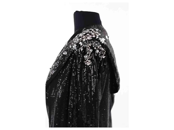 Abito nero con paillettes Max Chaoul L - Ansicht 7