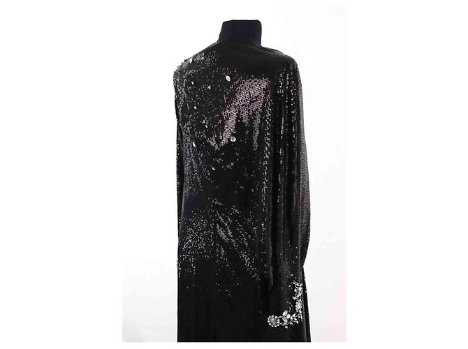 Abito nero con paillettes Max Chaoul L - Ansicht 8