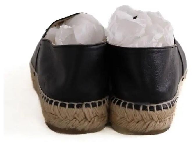 Chanel Schwarze Espadrilles - Ansicht 2