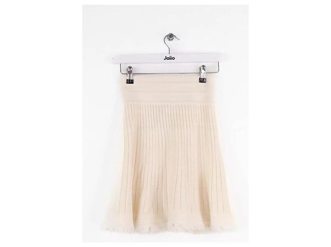 Autre Marque Minifalda blanca Blanco - vista 3