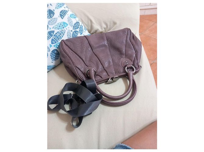 Borsa a mano in pelle Marc Jacobs Tortora Porpora - vista 10