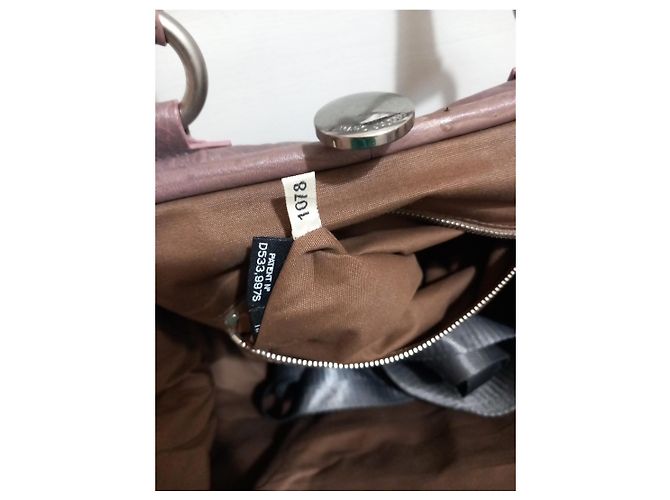 Borsa a mano in pelle Marc Jacobs Tortora Porpora - vista 6