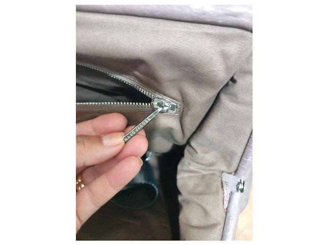 Borsa a mano in pelle Marc Jacobs Tortora Porpora - vista 7