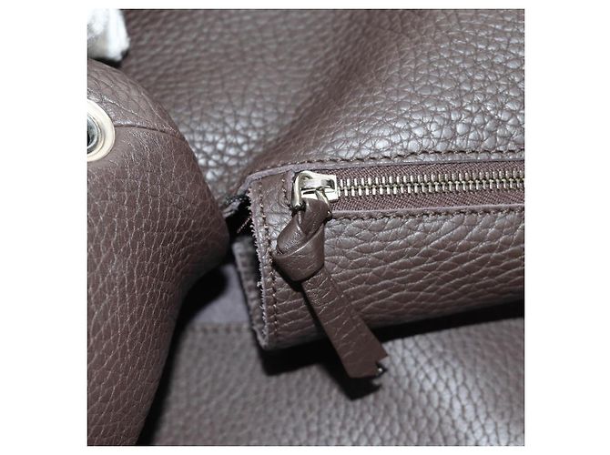 Borsa Tote BOTTEGA VENETA in pelle marrone Auth am12017V - vista 20