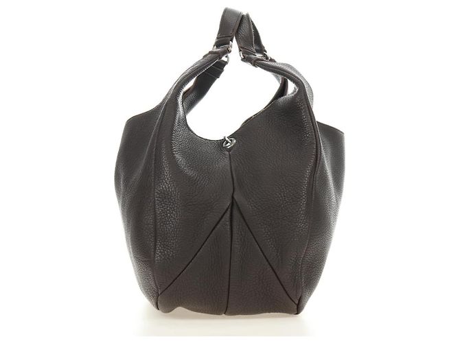 Borsa Tote BOTTEGA VENETA in pelle marrone Auth am12017V - vista 4