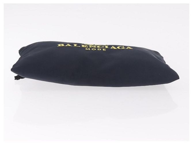 Clutch BALENCIAGA in nylon nero 459745 Auth BA13749A - vista 6