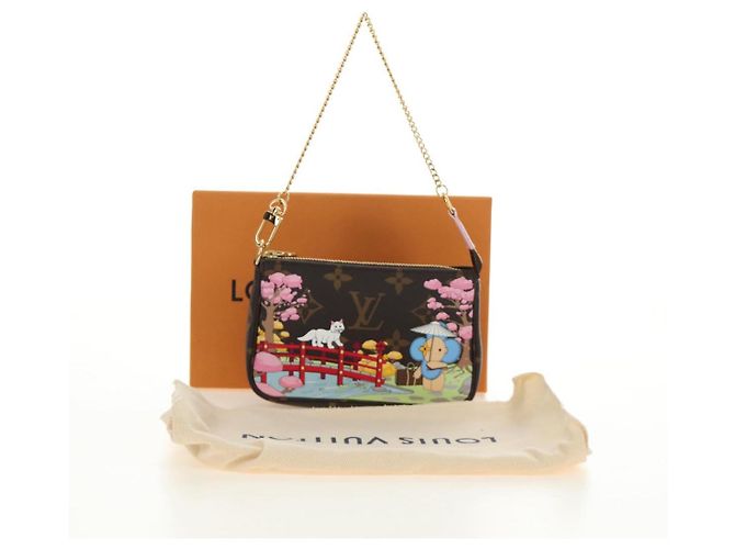 LOUIS VUITTON Monogram Vivienne Mini Pochette Accessoires M45905 Auth 189293SM Monogramma - vista 12