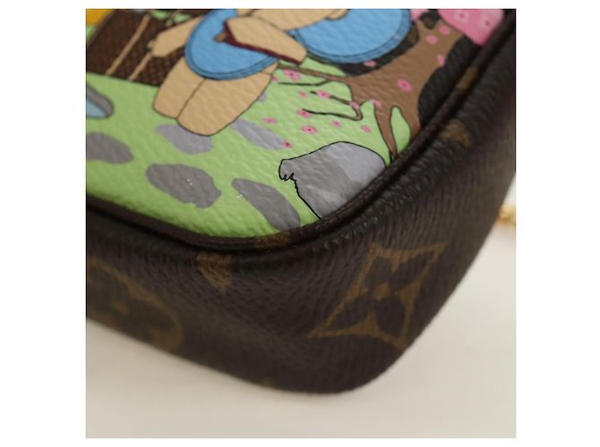 LOUIS VUITTON Monogram Vivienne Mini Pochette Accessoires M45905 Auth 189293SM Monogramma - vista 15