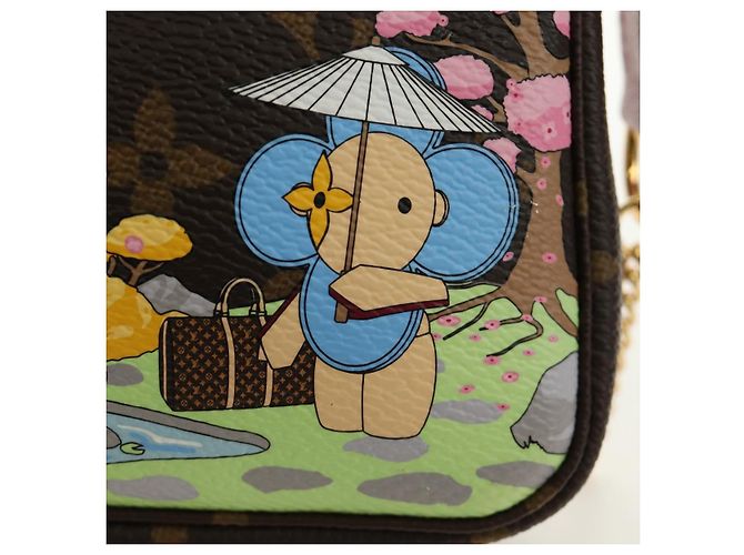 LOUIS VUITTON Monogram Vivienne Mini Pochette Accessoires M45905 Auth 189293SM Monogramma - vista 20
