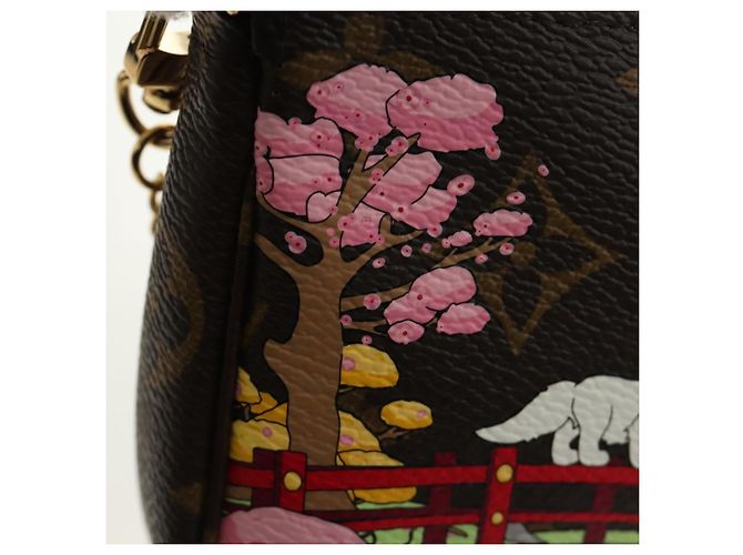 LOUIS VUITTON Monogram Vivienne Mini Pochette Accessoires M45905 Auth 189293SM Monogramma - vista 22