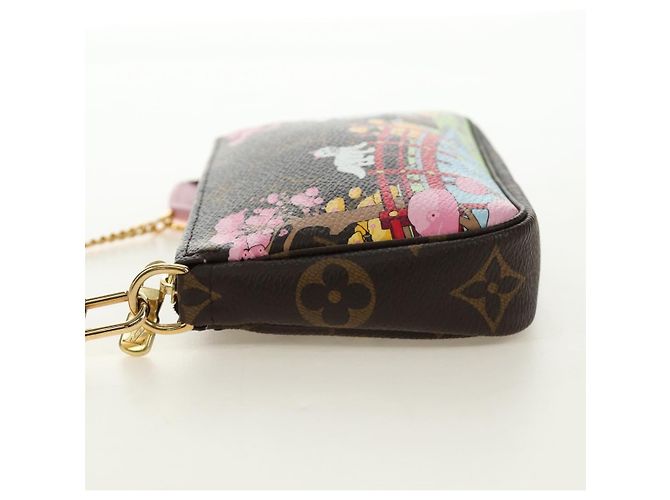 LOUIS VUITTON Monogram Vivienne Mini Pochette Accessoires M45905 Auth 189293SM Monogramma - vista 3