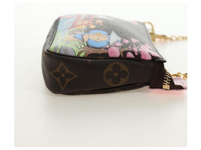 LOUIS VUITTON Monogram Vivienne Mini Pochette Accessoires M45905 Auth 189293SM Monogramma - vista 4