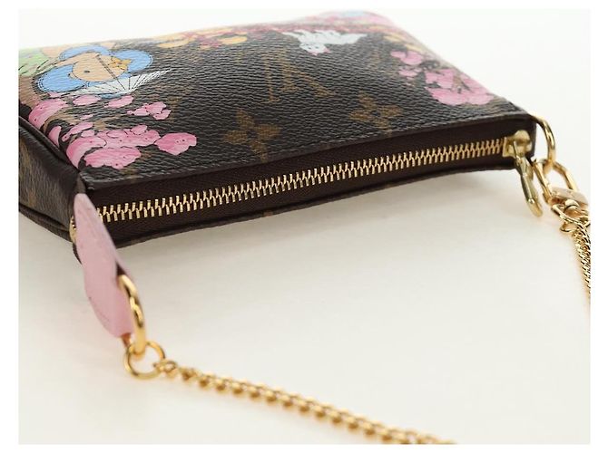 LOUIS VUITTON Monogram Vivienne Mini Pochette Accessoires M45905 Auth 189293SM Monogramma - vista 6