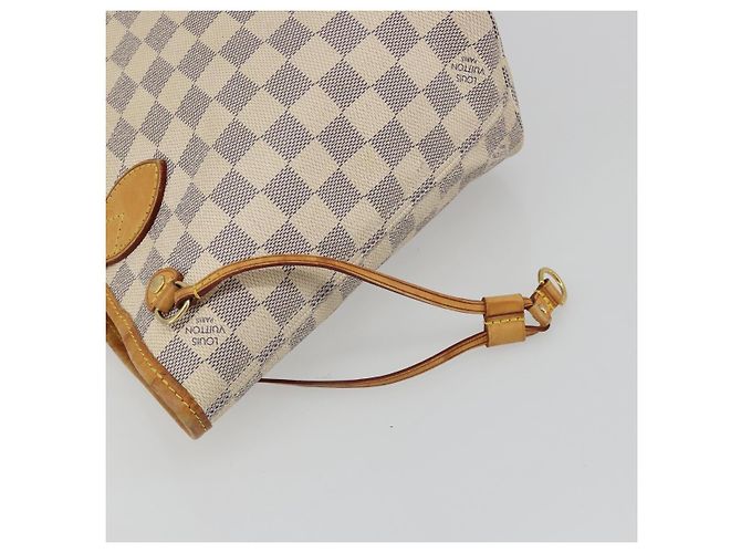 LOUIS VUITTON Borsa Tote Damier Azur Neverfull PM N41362 LV Auth 190292 - vista 19