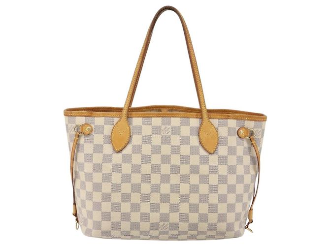 LOUIS VUITTON Borsa Tote Damier Azur Neverfull PM N41362 LV Auth 190292 - vista 2