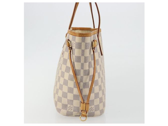 LOUIS VUITTON Borsa Tote Damier Azur Neverfull PM N41362 LV Auth 190292 - vista 4