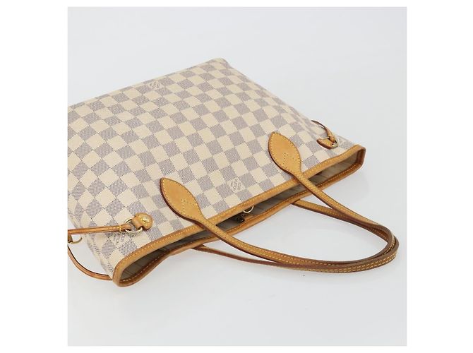 LOUIS VUITTON Borsa Tote Damier Azur Neverfull PM N41362 LV Auth 190292 - vista 6