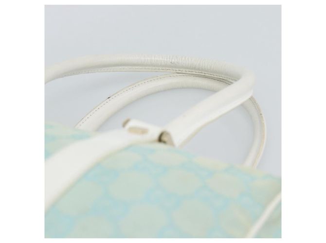 Borsa GUCCI GG Canvas Azzurro oro 000 0851 Auth ep14922 D'oro Blu chiaro - vista 14