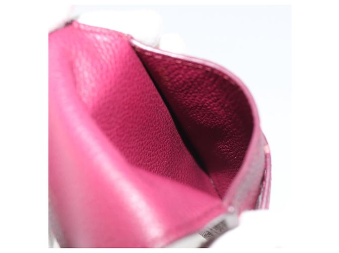 LOUIS VUITTON Monogram Empreinte Phone Soft Case Wine Red M60375 Auth bs35802V Bordò Monogramma - vista 11