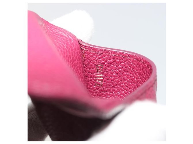 LOUIS VUITTON Monogram Empreinte Phone Soft Case Wine Red M60375 Auth bs35802V Bordò Monogramma - vista 12