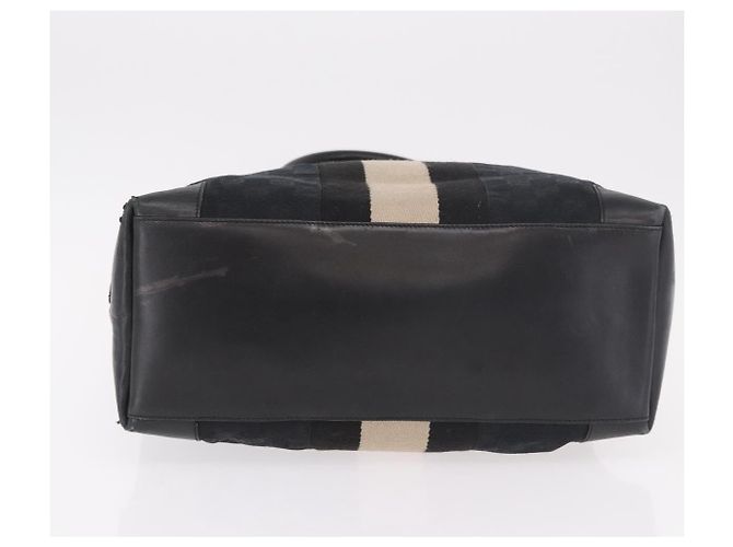Borsa Tote GUCCI GG Canvas Sherry Line Nera 002 1098 Auth 187831 Nero - vista 5