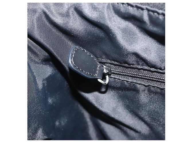 Borsa a tracolla Christian Dior Trotter Canvas Navy Silver Auth mr2575A Argento Blu navy - vista 22