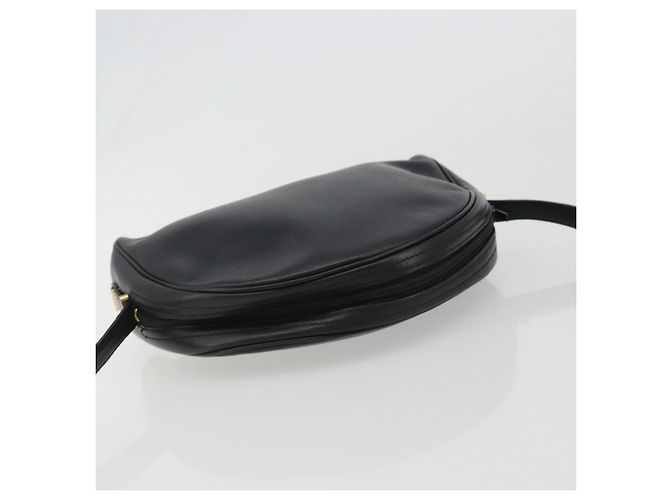 Borsa a Spalla Christian Dior in Pelle Nera e Oro Auth 187835 Nero D'oro - vista 6