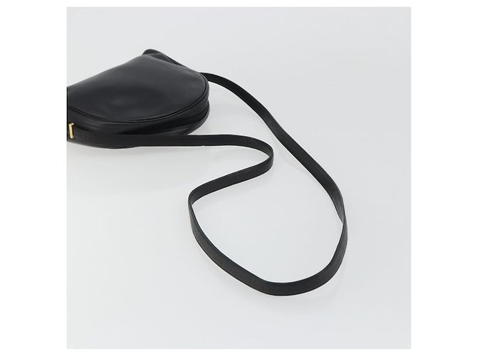 Borsa a Spalla Christian Dior in Pelle Nera e Oro Auth 187835 Nero D'oro - vista 7